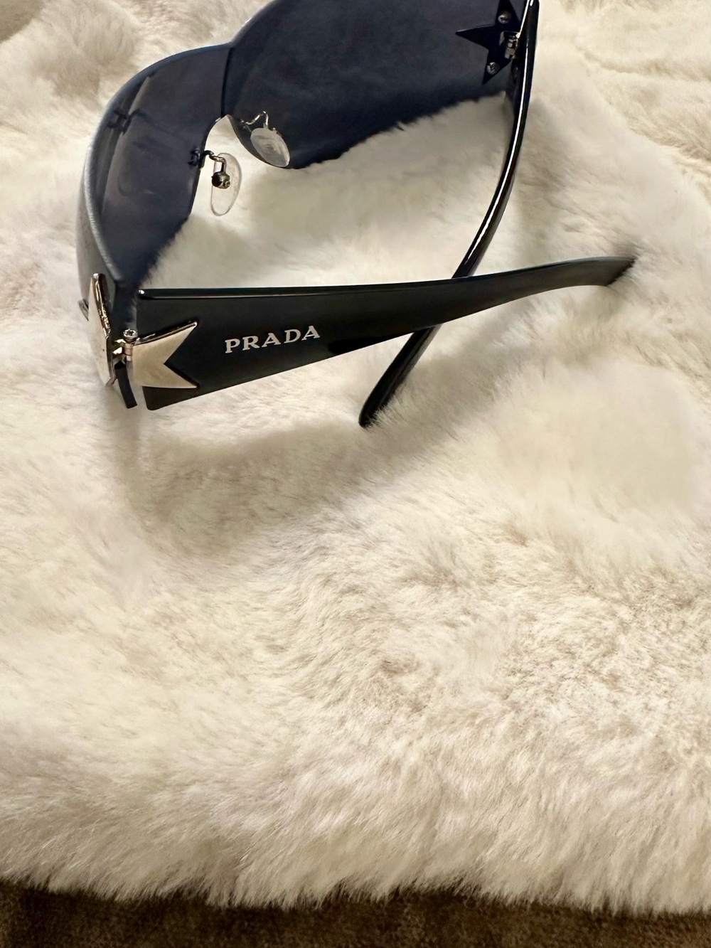 Sleek Black Shield Women's Sunglasses